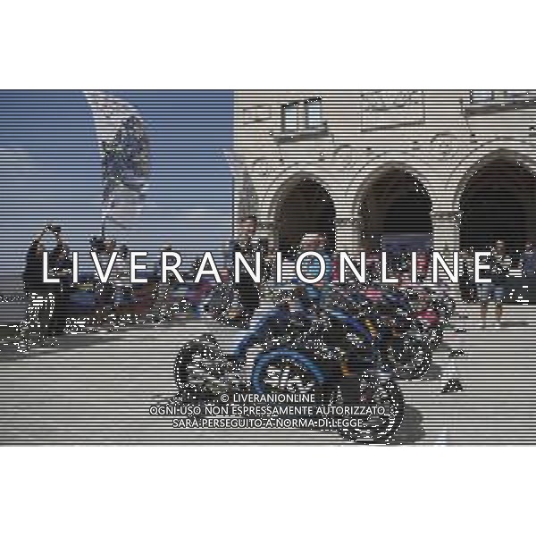 REPUBBLICA di SAN MARINO 12/09/2019 - MotoGP Parade i Piloti del Motomondiale sul piazzale della Liberta\'. nella foto: luca marini ©Claudio Zamagni/Agenzia Aldo Liverani s.a.s. / AGENZIA ALDO LIVERANI SAS