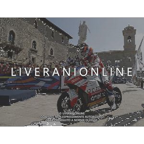 REPUBBLICA di SAN MARINO 12/09/2019 - MotoGP Parade i Piloti del Motomondiale sul piazzale della Liberta\'. nella foto: alex de angelis ©Claudio Zamagni/Agenzia Aldo Liverani s.a.s. / AGENZIA ALDO LIVERANI SAS