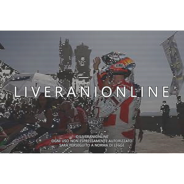 REPUBBLICA di SAN MARINO 12/09/2019 - MotoGP Parade i Piloti del Motomondiale sul piazzale della Liberta\'. nella foto: alex de angelis ©Claudio Zamagni/Agenzia Aldo Liverani s.a.s. / AGENZIA ALDO LIVERANI SAS