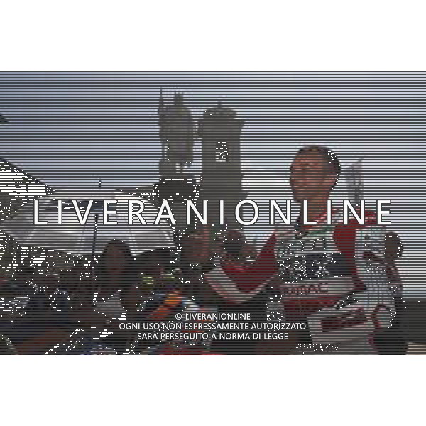 REPUBBLICA di SAN MARINO 12/09/2019 - MotoGP Parade i Piloti del Motomondiale sul piazzale della Liberta\'. nella foto: alex de angelis ©Claudio Zamagni/Agenzia Aldo Liverani s.a.s. / AGENZIA ALDO LIVERANI SAS