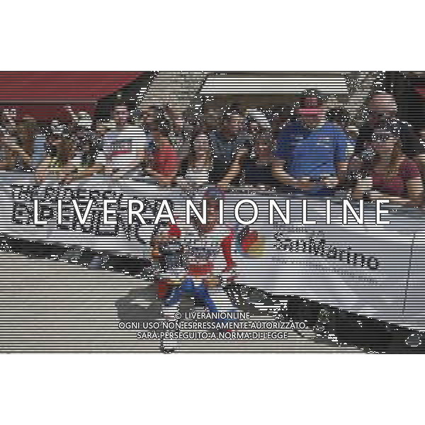 REPUBBLICA di SAN MARINO 12/09/2019 - MotoGP Parade i Piloti del Motomondiale sul piazzale della Liberta\'. nella foto: alex de angelis ©Claudio Zamagni/Agenzia Aldo Liverani s.a.s. / AGENZIA ALDO LIVERANI SAS