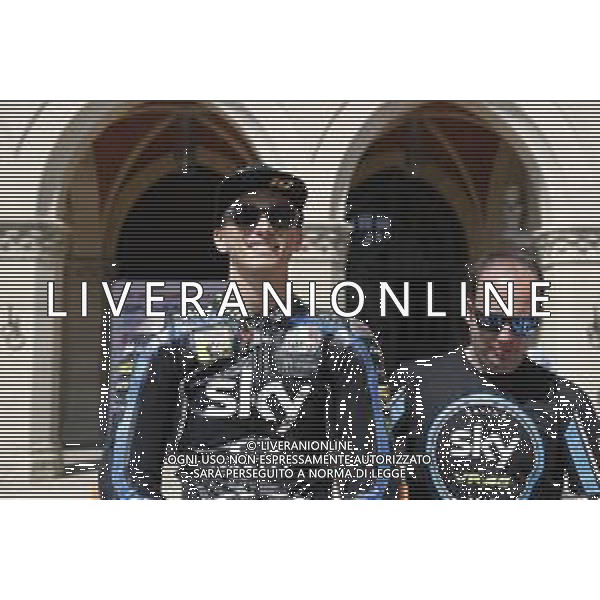 REPUBBLICA di SAN MARINO 12/09/2019 - MotoGP Parade i Piloti del Motomondiale sul piazzale della Liberta\'. nella foto: luca marini ©Claudio Zamagni/Agenzia Aldo Liverani s.a.s. / AGENZIA ALDO LIVERANI SAS