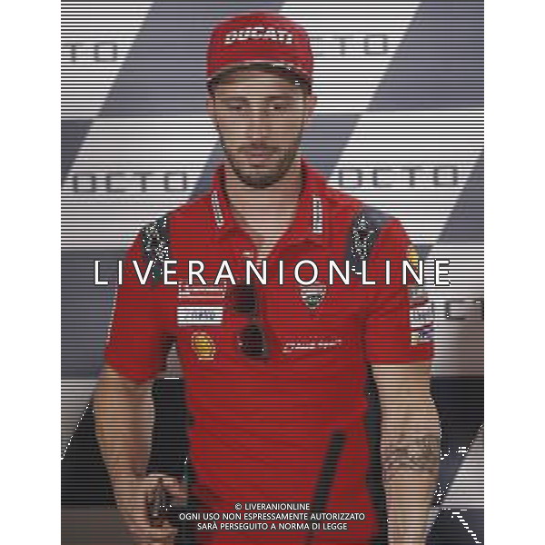 MotoGP 12/09/2019 - Gran Premio OCTO di San Marino e della Riviera di Rimini al Misano World Circuit Marco Simoncelli. nella foto: Andrea Dovizioso (DUCATI TEAM) in conferenza stampa ©Claudio Zamagni/Agenzia Aldo Liverani s.a.s. Andrea Dovizioso (DUCATI TEAM)during press conference before Gran Prix OCTO of San Marino and Rimini at Misano World Circuit Marco Simoncelli 09 september 2019. photo credit: Claudio Zamagni/Aldo Liverani Photo Agency / AGENZIA ALDO LIVERANI SAS