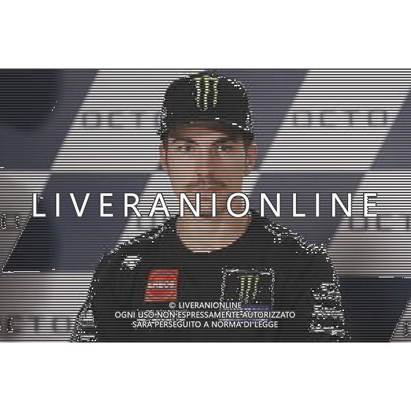 MotoGP 12/09/2019 - Gran Premio OCTO di San Marino e della Riviera di Rimini al Misano World Circuit Marco Simoncelli. nella foto: Maverick Vinales (MONSTER ENERGY YAMAHA MotoGP) in conferenza stampa ©Claudio Zamagni/Agenzia Aldo Liverani s.a.s. Maverick Vinales (MONSTER ENERGY YAMAHA MotoGP)during press conference before Gran Prix OCTO of San Marino and Rimini at Misano World Circuit Marco Simoncelli 09 september 2019. photo credit: Claudio Zamagni/Aldo Liverani Photo Agency / AGENZIA ALDO LIVERANI SAS