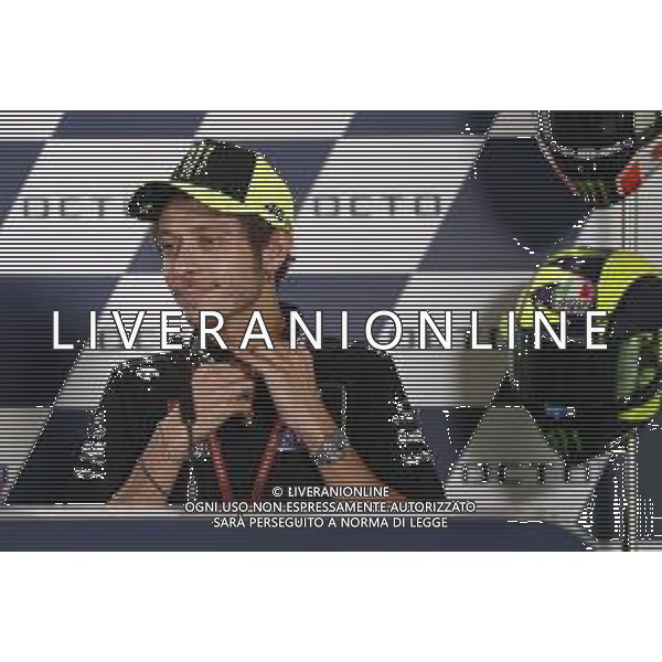 MotoGP 12/09/2019 - Gran Premio OCTO di San Marino e della Riviera di Rimini al Misano World Circuit Marco Simoncelli. nella foto: Valentino Rossi (MONSTER ENERGY YAMAHA MotoGP) in conferenza stampa ©Claudio Zamagni/Agenzia Aldo Liverani s.a.s. Valentino Rossi (MONSTER ENERGY YAMAHA MotoGP)during press conference before Gran Prix OCTO of San Marino and Rimini at Misano World Circuit Marco Simoncelli 09 september 2019. photo credit: Claudio Zamagni/Aldo Liverani Photo Agency / AGENZIA ALDO LIVERANI SAS