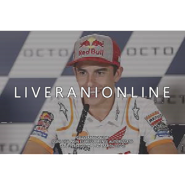 MotoGP 12/09/2019 - Gran Premio OCTO di San Marino e della Riviera di Rimini al Misano World Circuit Marco Simoncelli. nella foto: Marc Marquez (HONDA HRC TEAM) in conferenza stampa ©Claudio Zamagni/Agenzia Aldo Liverani s.a.s. Marc Marquez (HONDA HRC TEAM)during press conference before Gran Prix OCTO of San Marino and Rimini at Misano World Circuit Marco Simoncelli 09 september 2019. photo credit: Claudio Zamagni/Aldo Liverani Photo Agency / AGENZIA ALDO LIVERANI SAS