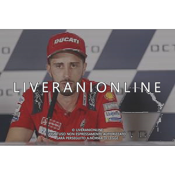 MotoGP 12/09/2019 - Gran Premio OCTO di San Marino e della Riviera di Rimini al Misano World Circuit Marco Simoncelli. nella foto: Andrea Dovizioso (DUCATI TEAM) in conferenza stampa ©Claudio Zamagni/Agenzia Aldo Liverani s.a.s. Andrea Dovizioso (DUCATI TEAM)during press conference before Gran Prix OCTO of San Marino and Rimini at Misano World Circuit Marco Simoncelli 09 september 2019. photo credit: Claudio Zamagni/Aldo Liverani Photo Agency / AGENZIA ALDO LIVERANI SAS
