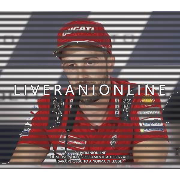 MotoGP 12/09/2019 - Gran Premio OCTO di San Marino e della Riviera di Rimini al Misano World Circuit Marco Simoncelli. nella foto: Andrea Dovizioso (DUCATI TEAM) in conferenza stampa ©Claudio Zamagni/Agenzia Aldo Liverani s.a.s. Andrea Dovizioso (DUCATI TEAM)during press conference before Gran Prix OCTO of San Marino and Rimini at Misano World Circuit Marco Simoncelli 09 september 2019. photo credit: Claudio Zamagni/Aldo Liverani Photo Agency / AGENZIA ALDO LIVERANI SAS