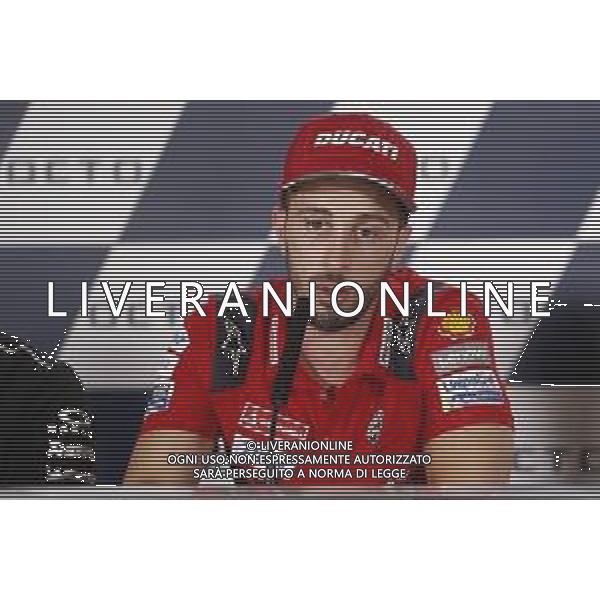 MotoGP 12/09/2019 - Gran Premio OCTO di San Marino e della Riviera di Rimini al Misano World Circuit Marco Simoncelli. nella foto: Andrea Dovizioso (DUCATI TEAM) in conferenza stampa ©Claudio Zamagni/Agenzia Aldo Liverani s.a.s. Andrea Dovizioso (DUCATI TEAM)during press conference before Gran Prix OCTO of San Marino and Rimini at Misano World Circuit Marco Simoncelli 09 september 2019. photo credit: Claudio Zamagni/Aldo Liverani Photo Agency / AGENZIA ALDO LIVERANI SAS