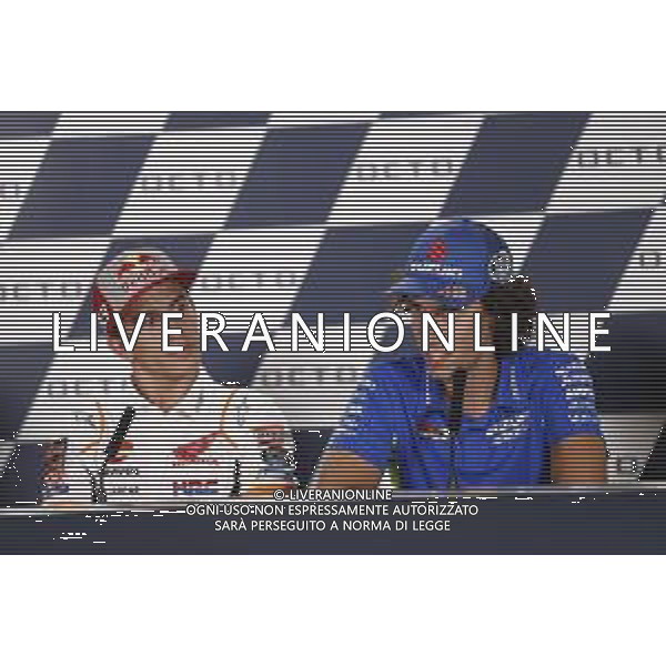 MotoGP 12/09/2019 - Gran Premio OCTO di San Marino e della Riviera di Rimini al Misano World Circuit Marco Simoncelli. nella foto: Alex Rins in conferenza stampa ©Claudio Zamagni/Agenzia Aldo Liverani s.a.s. during press conference before Gran Prix OCTO of San Marino and Rimini at Misano World Circuit Marco Simoncelli 09 september 2019. photo credit: Claudio Zamagni/Aldo Liverani Photo Agency / AGENZIA ALDO LIVERANI SAS