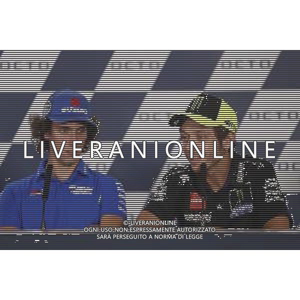 MotoGP 12/09/2019 - Gran Premio OCTO di San Marino e della Riviera di Rimini al Misano World Circuit Marco Simoncelli. nella foto: Valentino Rossi (MONSTER ENERGY YAMAHA MotoGP) in conferenza stampa ©Claudio Zamagni/Agenzia Aldo Liverani s.a.s. Valentino Rossi (MONSTER ENERGY YAMAHA MotoGP)during press conference before Gran Prix OCTO of San Marino and Rimini at Misano World Circuit Marco Simoncelli 09 september 2019. photo credit: Claudio Zamagni/Aldo Liverani Photo Agency / AGENZIA ALDO LIVERANI SAS