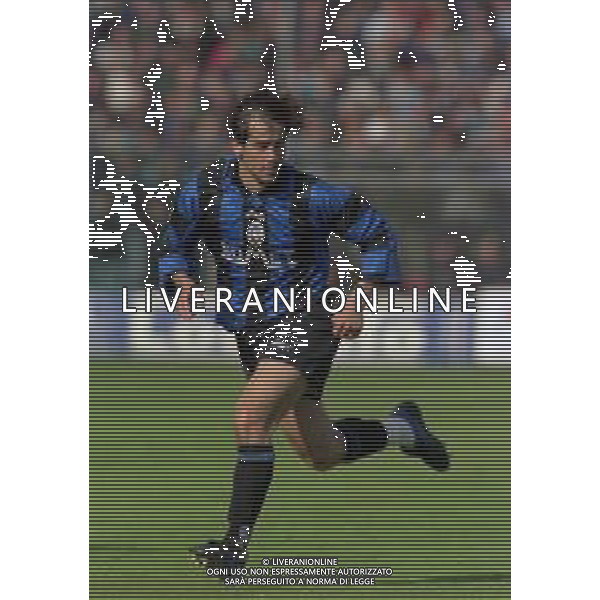 28-03-1999 BERGAMO-CAMPIONATO DI CALCIO SERIE B ATALANTA BRESCIA 1-1 NELLA FOTO NICOLA CACCIA AG ALDO LIVERANI SAS