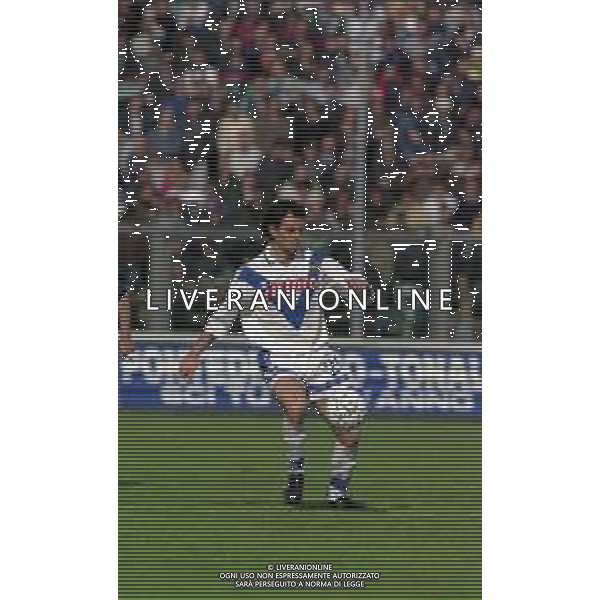 28-03-1999 BERGAMO-CAMPIONATO DI CALCIO SERIE B ATALANTA BRESCIA 1-1 NELLA FOTO MARCO BAROLLO AG ALDO LIVERANI SAS