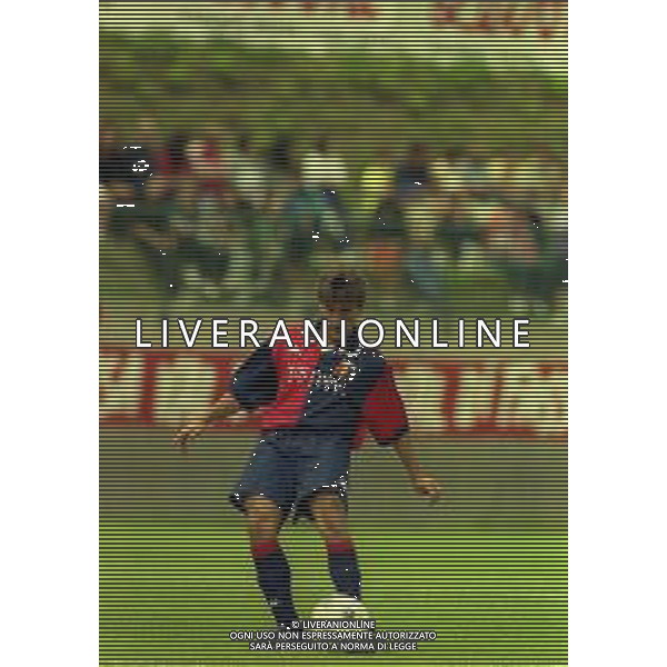 1999 -2000 GENOA CALCIO NELLA FOTO ALESSANDRO MANETTI AG ALDO LIVERANI SAS