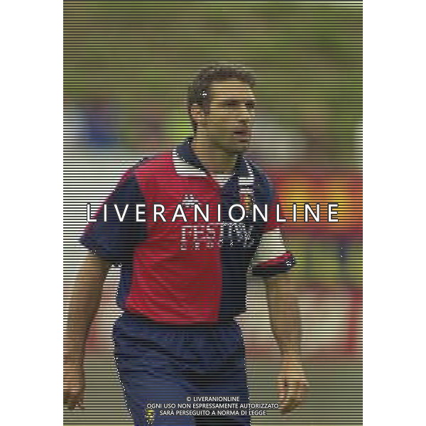 1999 -2000 GENOA CALCIO NELLA FOTO COSIMO FRANCIOSO AG ALDO LIVERANI SAS 