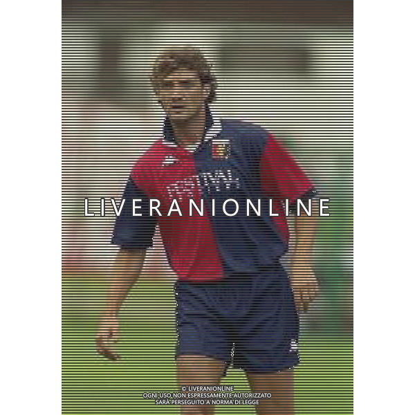 1999 -2000 GENOA CALCIO NELLA FOTO PIETRO PARENTE AG ALDO LIVERANI SAS