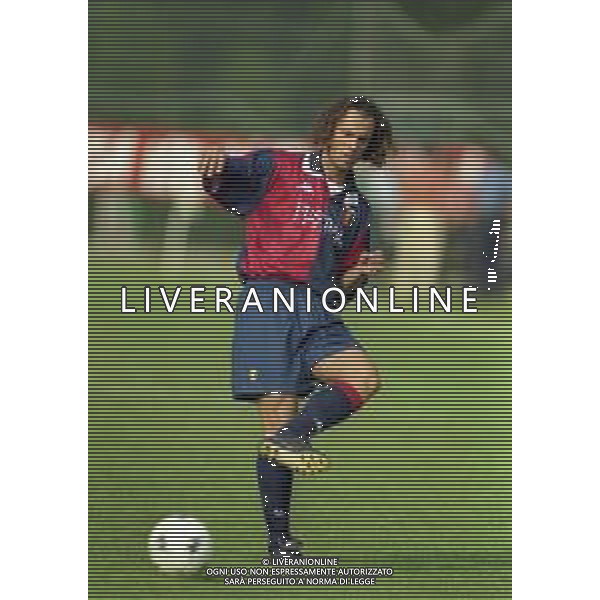 1999 -2000 GENOA CALCIO NELLA FOTO STEFANO ROSSINI AG ALDO LIVERANI SAS