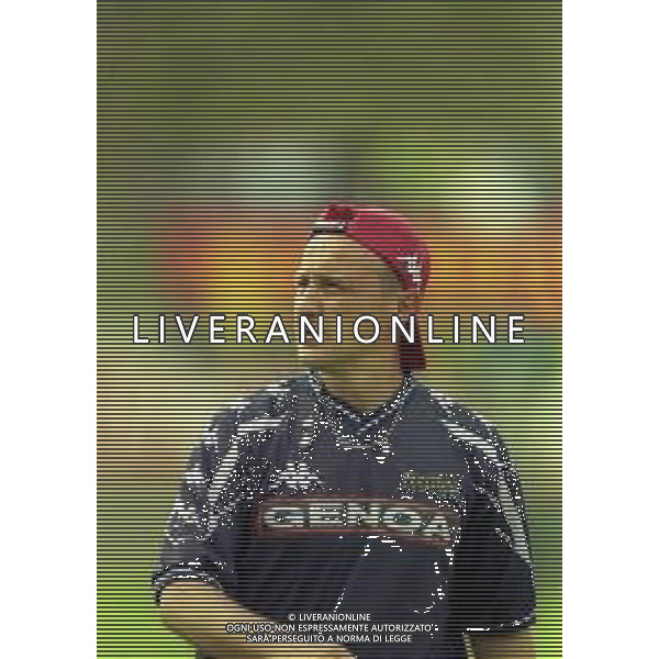 1999 -2000 GENOA CALCIO NELLA FOTO DELIO ROSSI ALLENATORE GENOA CALCIO AG ALDO LIVERANI SAS