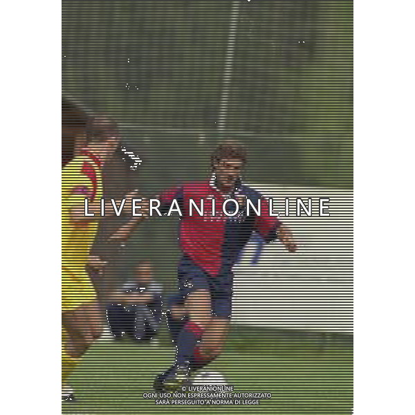 1999 -2000 GENOA CALCIO NELLA FOTO PIETRO PARENTE AG ALDO LIVERANI SAS
