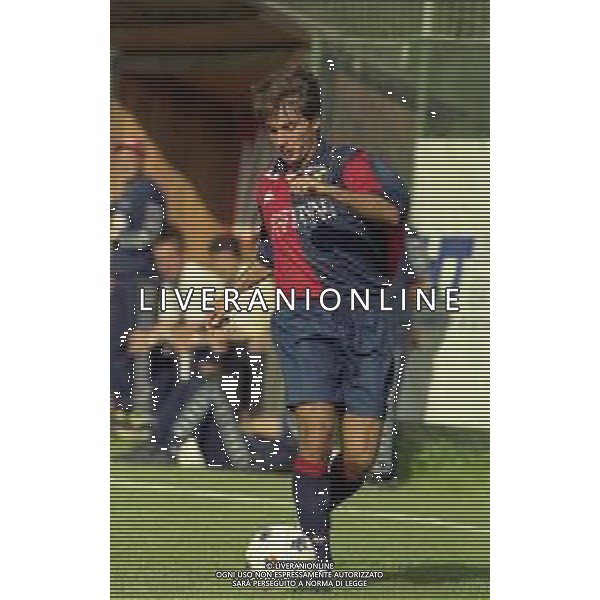 1999 -2000 GENOA CALCIO NELLA FOTO ALESSANDRO MANETTI AG ALDO LIVERANI SAS