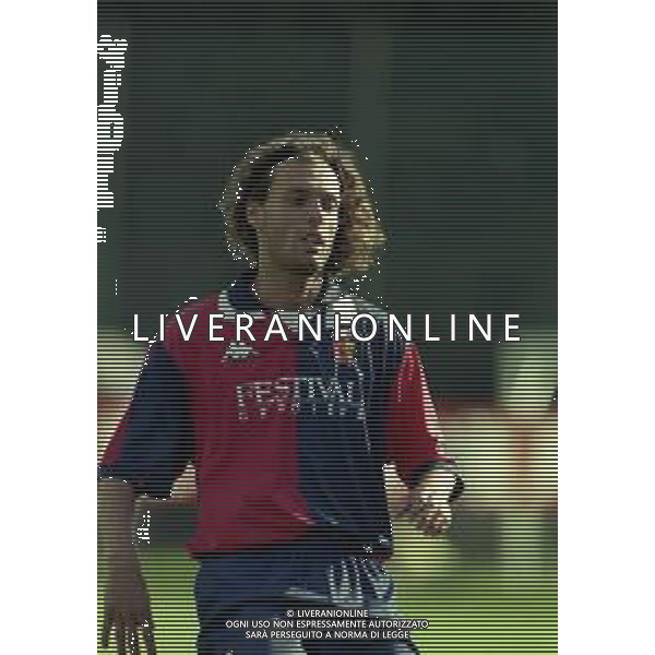 1999 -2000 GENOA CALCIO NELLA FOTO STEFANO ROSSINI AG ALDO LIVERANI SAS