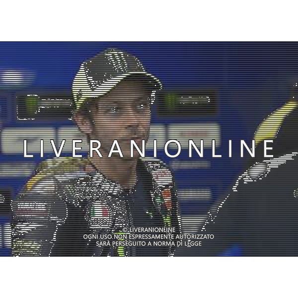MotoGP 13/09/2019 - Gran Premio OCTO di San Marino e della Riviera di Rimini al Misano World Circuit Marco Simoncelli. nella foto: Valentino Rossi (MONSTER ENERGY YAMAHA MotoGP) ©Claudio Zamagni/Agenzia Aldo Liverani s.a.s. Valentino Rossi (MONSTER ENERGY YAMAHA MotoGP) during Gran Prix OCTO of San Marino and Rimini at Misano World Circuit Marco Simoncelli 13 september 2019. photo credit by Claudio Zamagni/Aldo Liverani Photo Agency / AGENZIA ALDO LIVERANI SAS