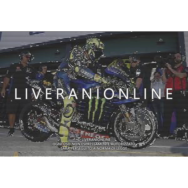 MotoGP 13/09/2019 - Gran Premio OCTO di San Marino e della Riviera di Rimini al Misano World Circuit Marco Simoncelli. nella foto: Valentino Rossi (MONSTER ENERGY YAMAHA MotoGP) ©Claudio Zamagni/Agenzia Aldo Liverani s.a.s. Valentino Rossi (MONSTER ENERGY YAMAHA MotoGP) during Gran Prix OCTO of San Marino and Rimini at Misano World Circuit Marco Simoncelli 13 september 2019. photo credit by Claudio Zamagni/Aldo Liverani Photo Agency / AGENZIA ALDO LIVERANI SAS