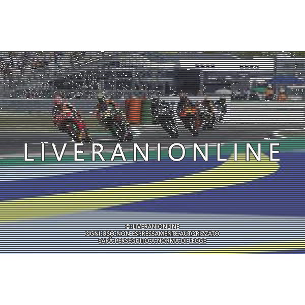 MotoGP 13/09/2019 - Gran Premio OCTO di San Marino e della Riviera di Rimini al Misano World Circuit Marco Simoncelli. nella foto: Marc Marquez (HONDA HRC TEAM) Andrea Iannone (TEAM GRESINI APRILIA RACING) Maverick Vinales (MONSTER ENERGY YAMAHA MotoGP) ©Claudio Zamagni/Agenzia Aldo Liverani s.a.s. Marc Marquez (HONDA HRC TEAM) Andrea Iannone (TEAM GRESINI APRILIA RACING) Maverick Vinales (MONSTER ENERGY YAMAHA MotoGP) during Gran Prix OCTO of San Marino and Rimini at Misano World Circuit Marco Simoncelli 13 september 2019. photo credit by Claudio Zamagni/Aldo Liverani Photo Agency / AGENZIA ALDO LIVERANI SAS