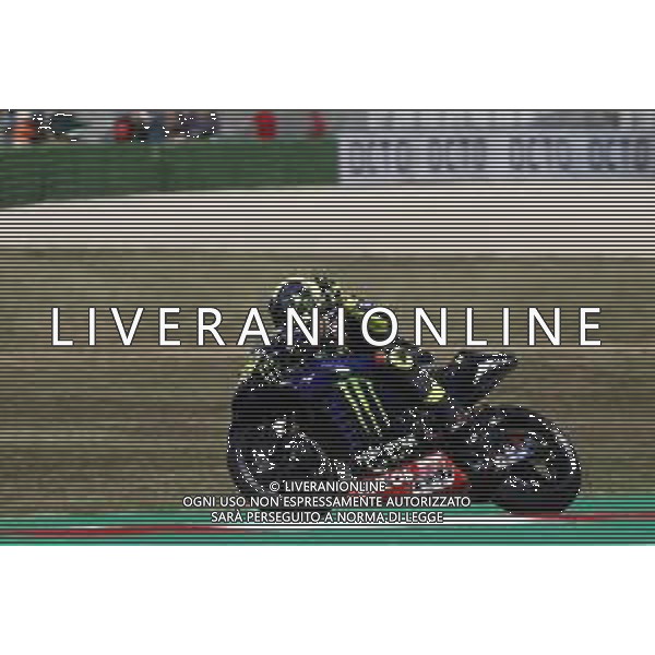 MotoGP 13/09/2019 - Gran Premio OCTO di San Marino e della Riviera di Rimini al Misano World Circuit Marco Simoncelli. nella foto: Valentino Rossi (MONSTER ENERGY YAMAHA MotoGP) ©Claudio Zamagni/Agenzia Aldo Liverani s.a.s. Valentino Rossi (MONSTER ENERGY YAMAHA MotoGP) during Gran Prix OCTO of San Marino and Rimini at Misano World Circuit Marco Simoncelli 13 september 2019. photo credit by Claudio Zamagni/Aldo Liverani Photo Agency / AGENZIA ALDO LIVERANI SAS