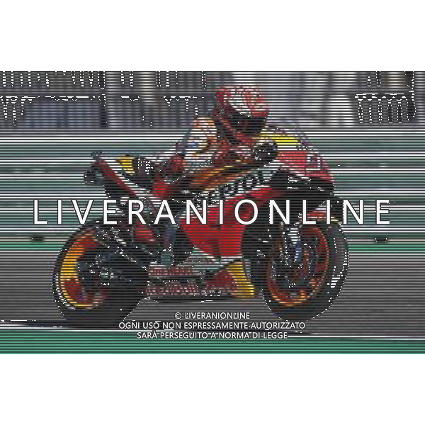 MotoGP 13/09/2019 - Gran Premio OCTO di San Marino e della Riviera di Rimini al Misano World Circuit Marco Simoncelli. nella foto: Marc Marquez (HONDA HRC TEAM) ©Claudio Zamagni/Agenzia Aldo Liverani s.a.s. Marc Marquez (HONDA HRC TEAM) during Gran Prix OCTO of San Marino and Rimini at Misano World Circuit Marco Simoncelli 13 september 2019. photo credit by Claudio Zamagni/Aldo Liverani Photo Agency / AGENZIA ALDO LIVERANI SAS