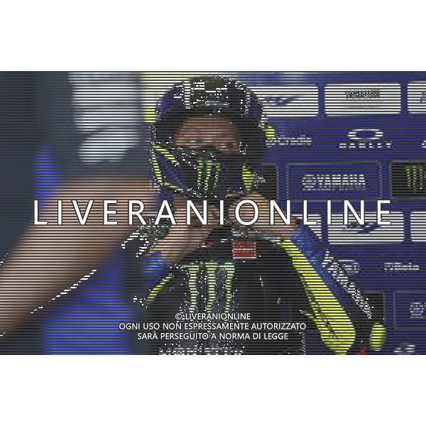 MotoGP 13/09/2019 - Gran Premio OCTO di San Marino e della Riviera di Rimini al Misano World Circuit Marco Simoncelli. nella foto: Valentino Rossi (MONSTER ENERGY YAMAHA MotoGP) ©Claudio Zamagni/Agenzia Aldo Liverani s.a.s. Valentino Rossi (MONSTER ENERGY YAMAHA MotoGP) during Gran Prix OCTO of San Marino and Rimini at Misano World Circuit Marco Simoncelli 13 september 2019. photo credit by Claudio Zamagni/Aldo Liverani Photo Agency / AGENZIA ALDO LIVERANI SAS