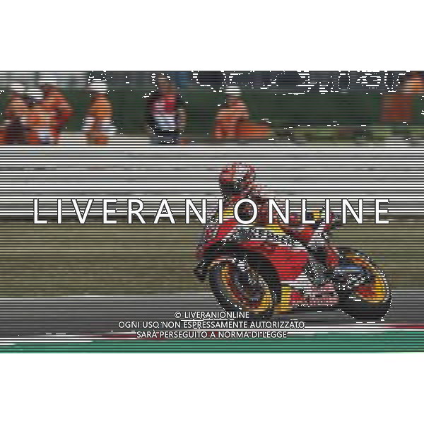 MotoGP 13/09/2019 - Gran Premio OCTO di San Marino e della Riviera di Rimini al Misano World Circuit Marco Simoncelli. nella foto: Marc Marquez (HONDA HRC TEAM) ©Claudio Zamagni/Agenzia Aldo Liverani s.a.s. Marc Marquez (HONDA HRC TEAM) during Gran Prix OCTO of San Marino and Rimini at Misano World Circuit Marco Simoncelli 13 september 2019. photo credit by Claudio Zamagni/Aldo Liverani Photo Agency / AGENZIA ALDO LIVERANI SAS