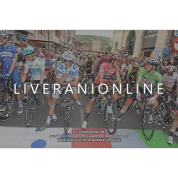 14-09-2019 Vuelta A Espana; Tappa 20 Arenas De San Pedro - Plataforma De Gredos; 2019, Astana; 2019, Ag2r La Mondiale; 2019, Jumbo - Visma; 2019, Uae - Emirates; Lopez Moreno, Miguel Angel; Bouchard, Geoffrey; Roglic, Primoz; Pogacar, Tadej; Arenas De San Pedro; ©SIROTTI / AGENZIA ALDO LIVERANI SAS