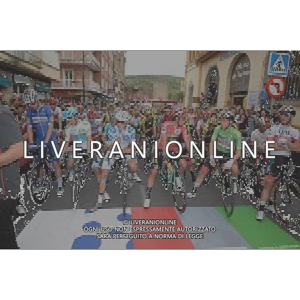 14-09-2019 Vuelta A Espana; Tappa 20 Arenas De San Pedro - Plataforma De Gredos; 2019, Astana; 2019, Ag2r La Mondiale; 2019, Jumbo - Visma; 2019, Uae - Emirates; Lopez Moreno, Miguel Angel; Bouchard, Geoffrey; Roglic, Primoz; Pogacar, Tadej; Arenas De San Pedro; ©SIROTTI / AGENZIA ALDO LIVERANI SAS
