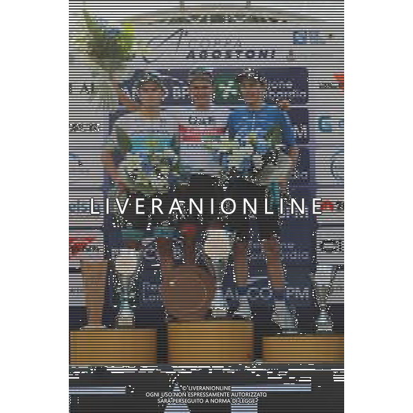14-09-2019 Coppa Agostoni; 2019, Uae - Emirates; 2019, Astana; 2019, Gazprom - Rusvelo; Riabushenko, Aleksandr; Lutsenko, Alexey; Cherkasov, Nikolay; Lissone; ©SIROTTI / AGENZIA ALDO LIVERANI SAS