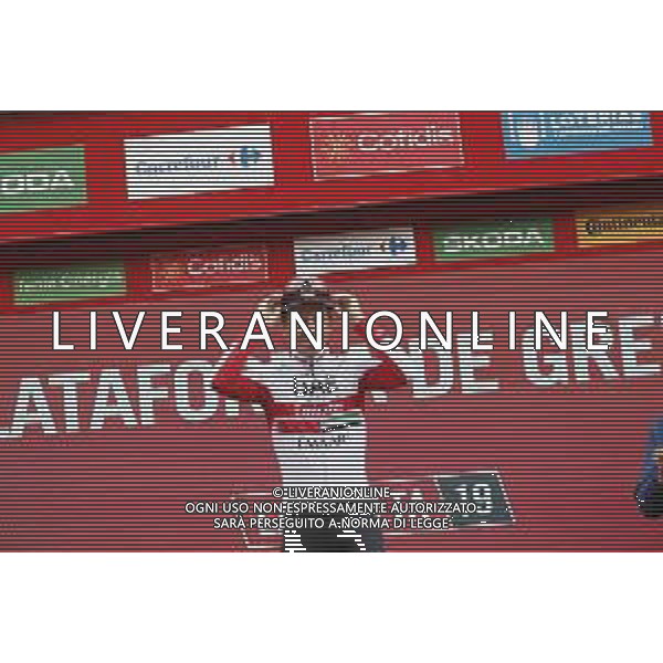 14-09-2019 Vuelta A Espana; Tappa 20 Arenas De San Pedro - Plataforma De Gredos; 2019, Uae - Emirates; Pogacar, Tadej; Plataforma De Gredos; ©SIROTTI / AGENZIA ALDO LIVERANI SAS