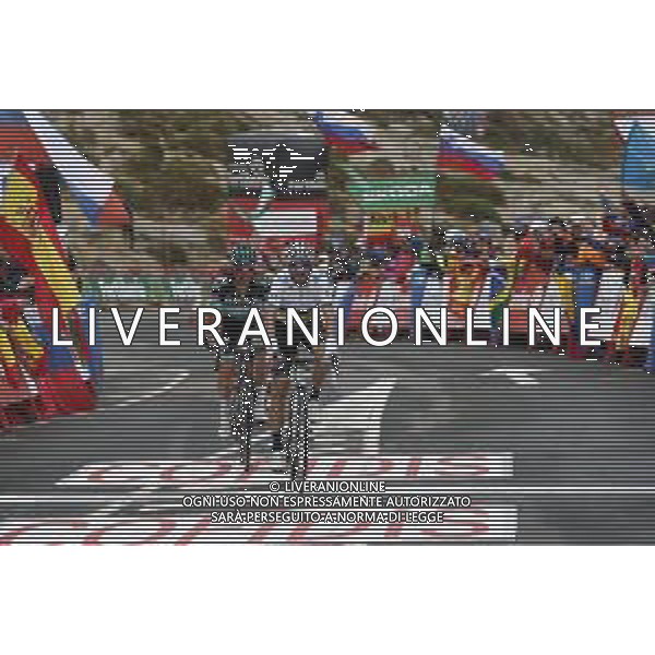 14-09-2019 Vuelta A Espana; Tappa 20 Arenas De San Pedro - Plataforma De Gredos; 2019, Movistar; Valverde, Alejandro; Plataforma De Gredos; ©SIROTTI / AGENZIA ALDO LIVERANI SAS