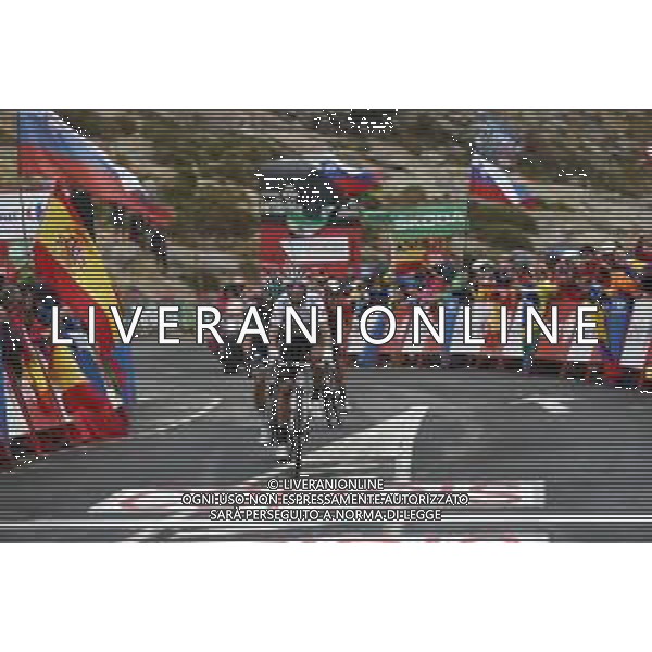 14-09-2019 Vuelta A Espana; Tappa 20 Arenas De San Pedro - Plataforma De Gredos; 2019, Movistar; Valverde, Alejandro; Plataforma De Gredos; ©SIROTTI / AGENZIA ALDO LIVERANI SAS