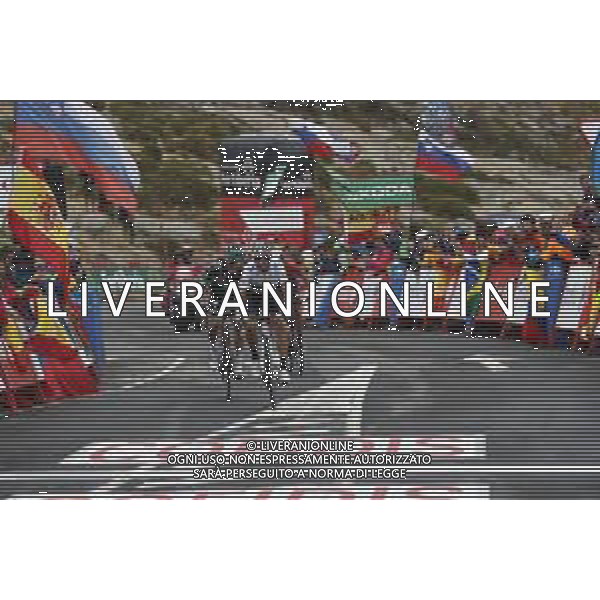 14-09-2019 Vuelta A Espana; Tappa 20 Arenas De San Pedro - Plataforma De Gredos; 2019, Movistar; Valverde, Alejandro; Plataforma De Gredos; ©SIROTTI / AGENZIA ALDO LIVERANI SAS