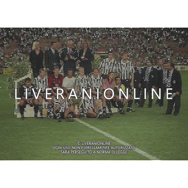1998-1999 MILANO- TROFEO LUIGI BERLUSCONI MILAN JUVENTUS NELLA FOTO LA JUVENTUS VINCE LA COPPA LUIGI BERLUSCONI AG ALDO LIVERANI SAS