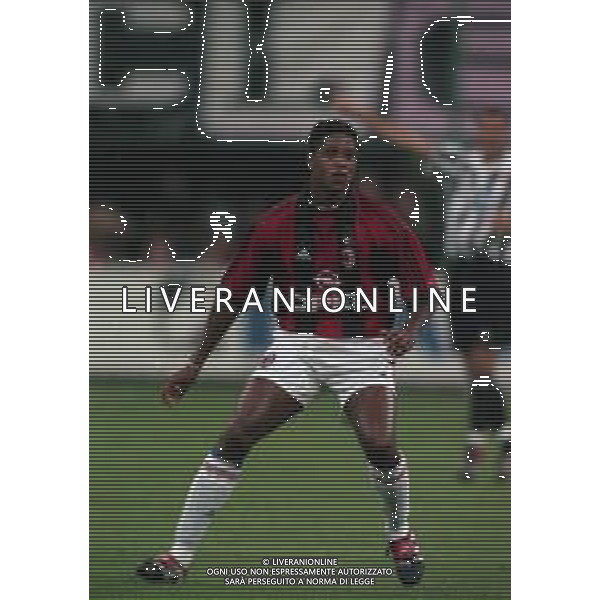 1998-1999 MILANO- TROFEO LUIGI BERLUSCONI MILAN JUVENTUS NELLA FOTO PATRICK KLUIVERT AG ALDO LIVERANI SAS