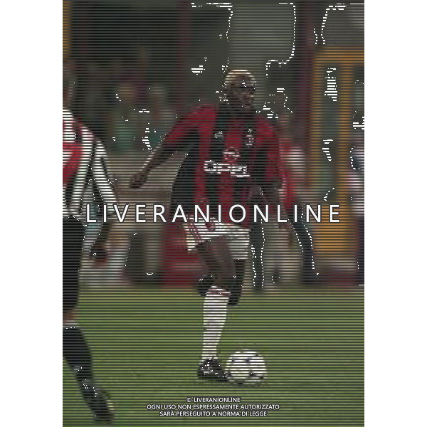 1998-1999 MILANO- TROFEO LUIGI BERLUSCONI MILAN JUVENTUS NELLA FOTO IBRAHIM BA AG ALDO LIVERANI SAS