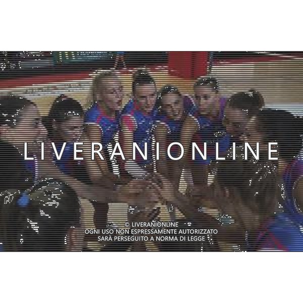 IMOLA 14 09 2019 DIFFUSIONE SPORT1∞TORNEO MC DONALD\'S IMOLA FINALE SAUGELLA MONZA-LARDINI FILOTTRANO NELLA FOTO SAUGELLA MONZA DOPO LA PARTITA - VOLLEY PALLAVOLO FEMMINILE ©SANNA / AGENZIA ALDO LIVERANI SAS