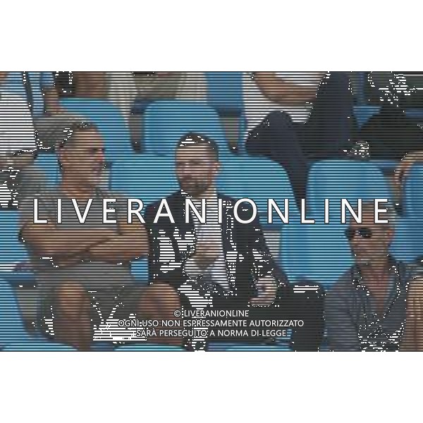 IMOLA 15 09 2019 IMOLESE CALCIO-MODENA SERIE C NELLA FOTO IN TRIBUNA MORGAN DE SANTIS EX PORTIER ©SANNA/ AGENZIA ALDO LIVERANI SAS