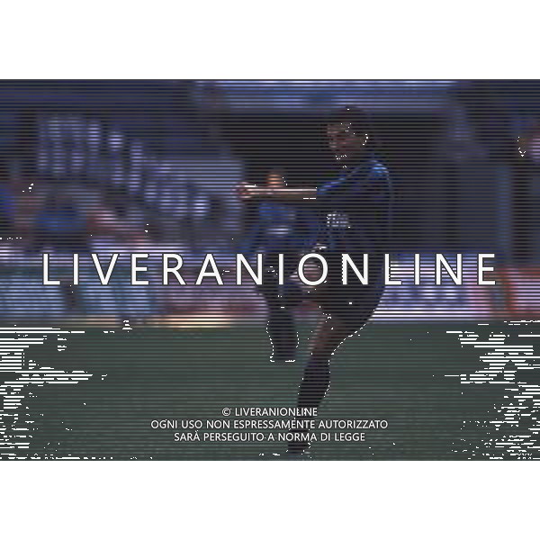 RETROSPETTIVA MARCELLO MONTANARI CALCIATORE NELLA FOTO MARCELLO MONTANARI CON LA MAGLIA DELL\'INTER AG ALDO LIVERANI SAS