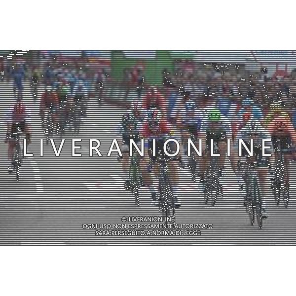 15-09-2019 Vuelta A Espana; Tappa 21 Fuenlabrada - Madrid; 2019, Deceunick - Quickstep; 2019, Bora - Hansgrohe; Jakobsen, Fabio; Bennett, Sam; Madrid; foto stefano sirotti-ag aldo liverani sas