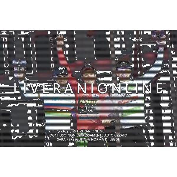 15-09-2019 Vuelta A Espana; Tappa 21 Fuenlabrada - Madrid; 2019, Jumbo - Visma; 2019, Uae - Emirates; 2019, Movistar; Roglic, Primoz; Pogacar, Tadej; Valverde, Alejandro; Madrid; foto stefano sirotti-ag aldo liverani sas