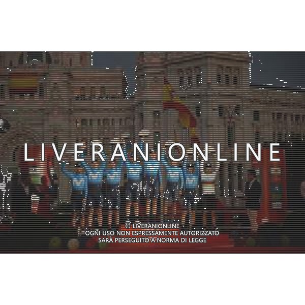15-09-2019 Vuelta A Espana; Tappa 21 Fuenlabrada - Madrid; 2019, Movistar; Valverde, Alejandro; Madrid; ©SIROTTI / AGENZIA ALDO LIVERANI SAS