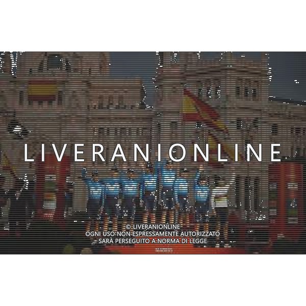 15-09-2019 Vuelta A Espana; Tappa 21 Fuenlabrada - Madrid; 2019, Movistar; Valverde, Alejandro; Madrid; ©SIROTTI / AGENZIA ALDO LIVERANI SAS