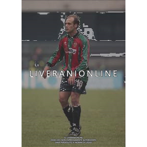 04-02-2001 VERONA-CAMPIONATO DI CALCIO SERIE B CHIEVO VERONA -TERNANA 2-1 NELLA FOTO FRANCESCO DELL\'ANNO AG ALDO LIVERANI SAS